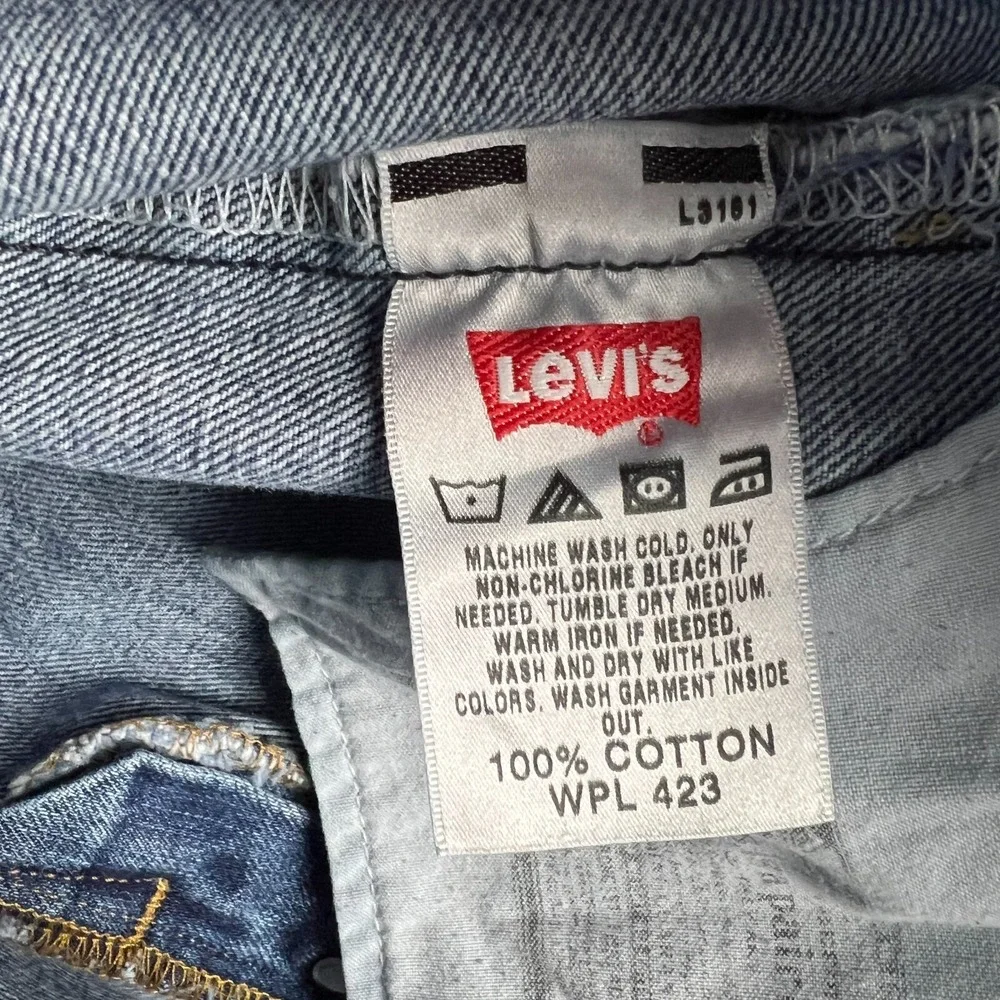 Vintage Levi Strauss 501 Button Fly Denim‎ Jeans Levis Mens 36x34 90's Y2K